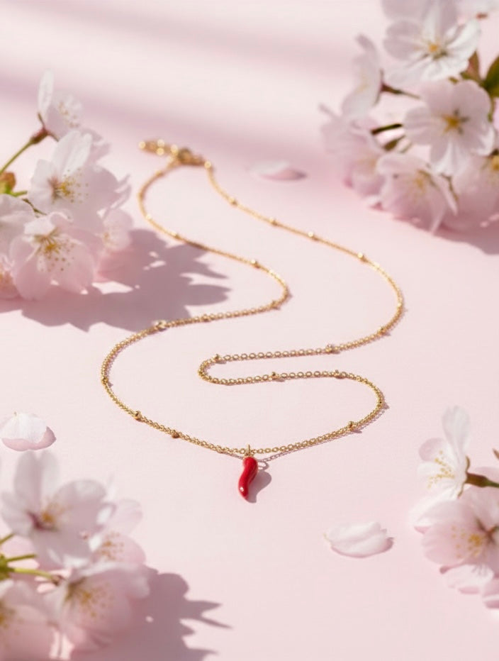 Lucky Chili Necklace 🌶️