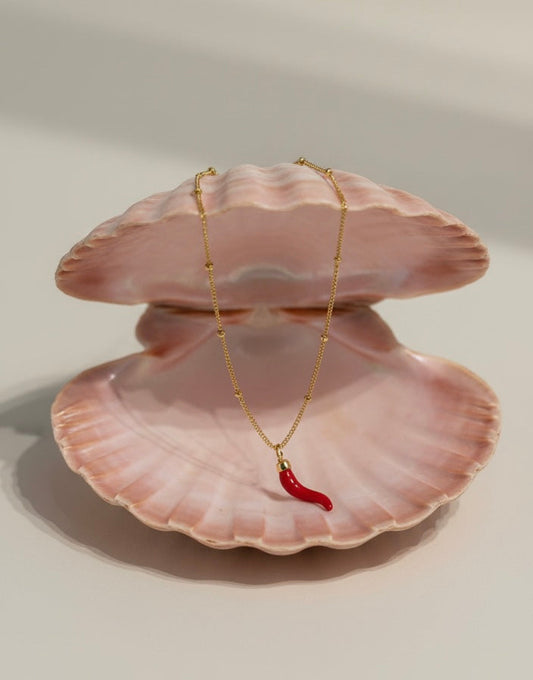 Lucky Chili Necklace 🌶️